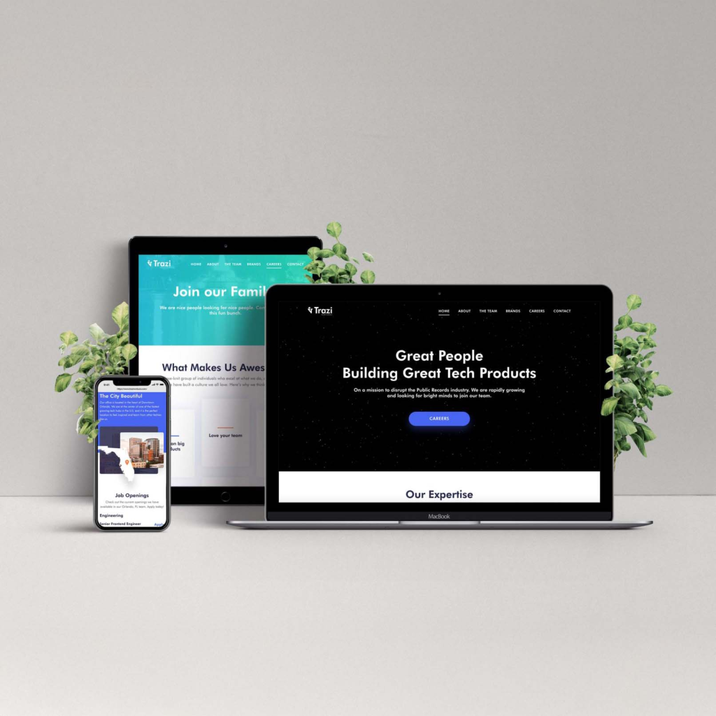 Studio Ésen – Luxury Web Design for Trazi Luxury web design for tech company Trazi by Studio Ésen
